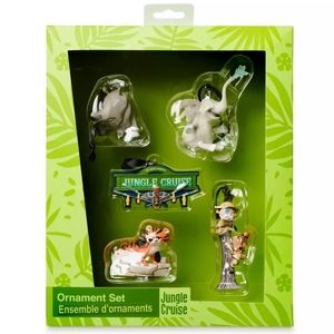 DisneyParks JUNGLE CRUISE Ornament Set New In Box